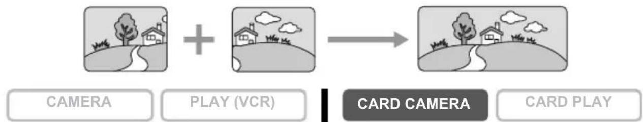 CANON MVX350i - When Recording in Stitch Assist Mode: - 1
