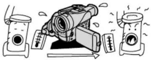CANON MVX200i - Condensation may form in the following cases: - 4