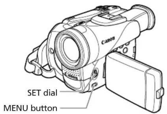 CANON MVX200i - Menus and Settings - 1