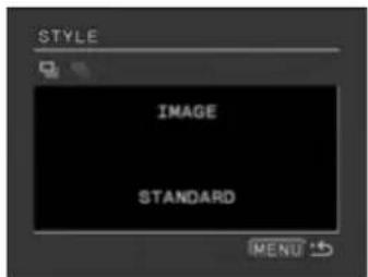 CANON MVX200i - Selecting the Image Style - 1