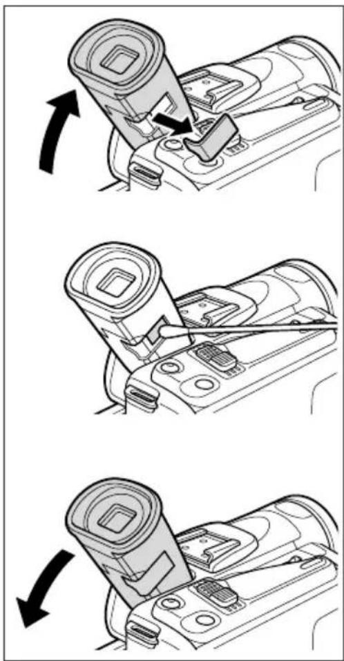 CANON MVX200i - Viewfinder - 1