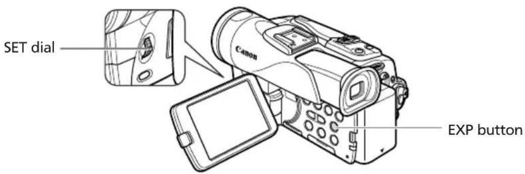 CANON MVX200i - Adjusting Exposure Manually - 1