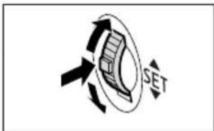 CANON MVX200i - Select the magnified area with the SET dial. - 1