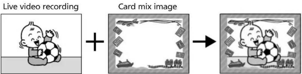 CANON MVX200i - Card Luminance Key (CARD LUMI.) - 1