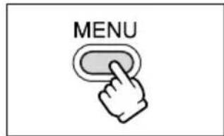 CANON MVX200i - Press the MENU button to close the menu and to start the clock. - 1
