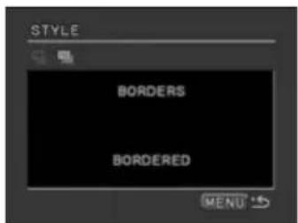 CANON MVX200i - Selecting the Borders - 1