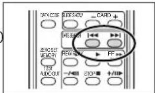 CANON MVX200i - Press the ▶▶ or ◀◀ button to begin searching. - 1