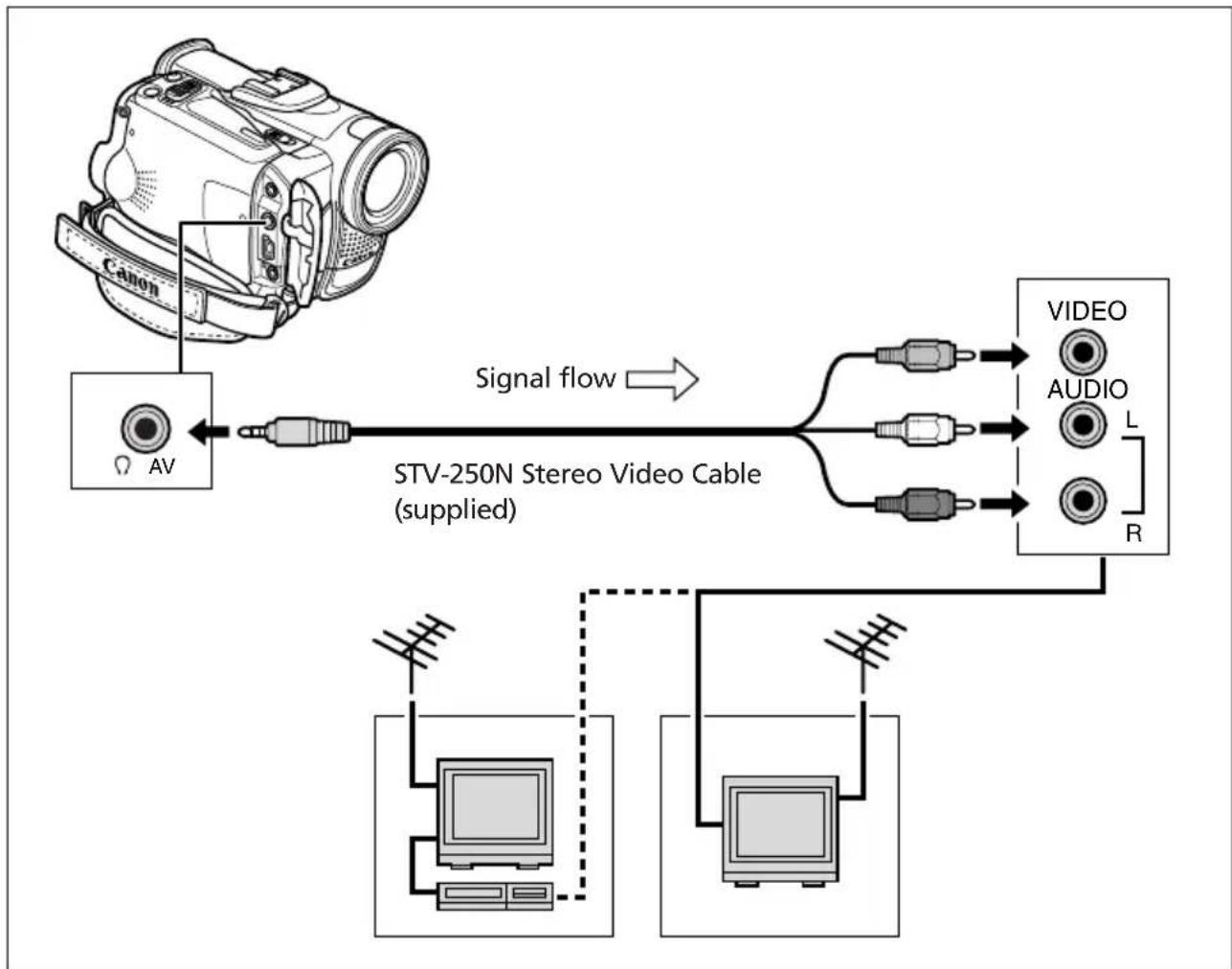 CANON MVX200i - TVs with Audio/Video Terminals - 1