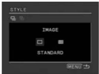 CANON MVX200i - Selecting the Image Style - 2
