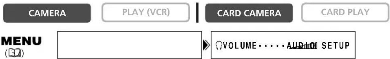CANON MVX200i - Adjusting the Headphone Volume - 1