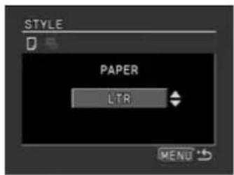 CANON MVX200i - Setting the Print Style - 4