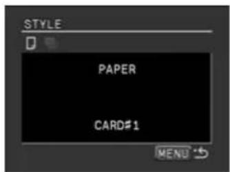CANON MVX200i - Setting the Print Style - 3