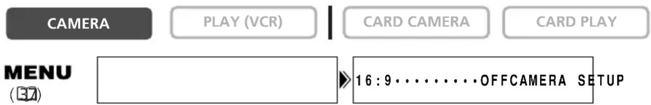 CANON MVX200i - Recording in 16:9 (Widescreen TV Recording) - 1