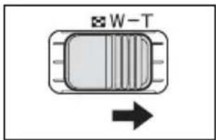 CANON MVX330i - Move the zoom lever toward T. - 1