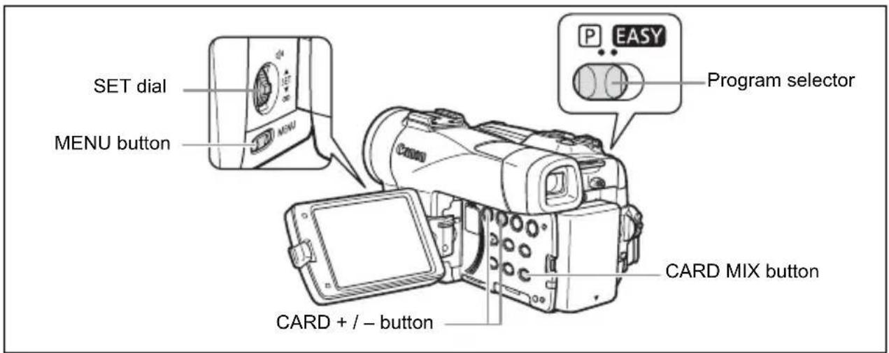 CANON MVX330i - Card Animation (C. ANIMATION) - 2