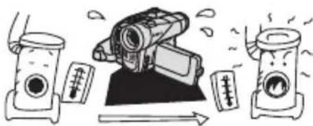 CANON MVX330i - Condensation may form in the following cases: - 4