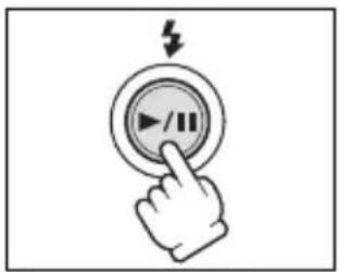 CANON MVX330i - Press the ♦(flash) button. - 1