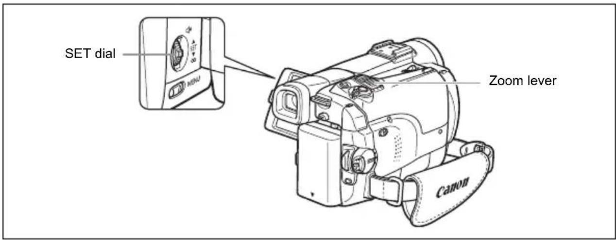 CANON MVX330i - Magnifying the Image - 1