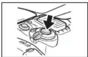 CANON MVX330i - Press the PHOTO button halfway. - 1