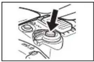 CANON MVX330i - Press the PHOTO button fully. - 1