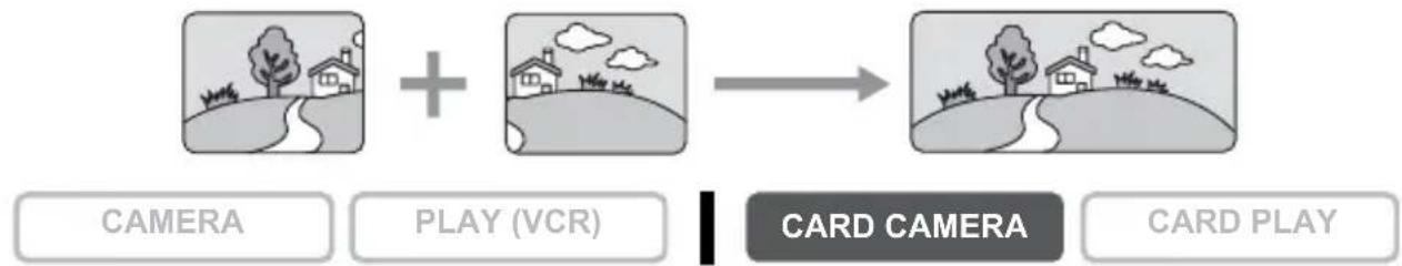 CANON MVX330i - When Recording in Stitch Assist Mode: - 1