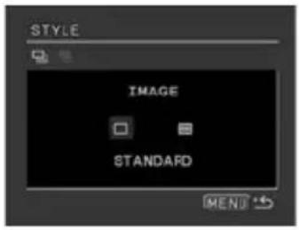 CANON MVX330i - Selecting the Image Style - 2