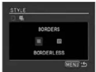 CANON MVX330i - Turn the SET dial to select a borders option and press the SET dial. - 1
