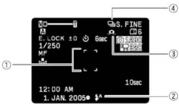 CANON MVX330i - CARD CAMERA Mode (see also ☐102) - 1