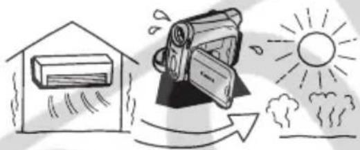 CANON MV900 - Condensation may form in the following cases: - 1