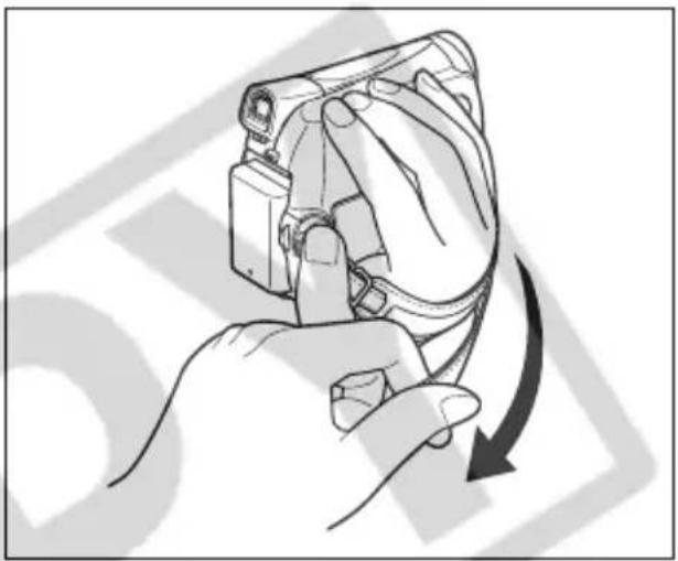 CANON MV900 - Fastening the Grip Belt - 1