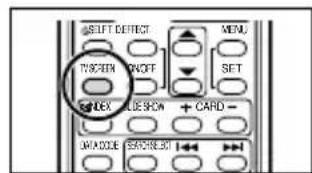 CANON MV630i - Press the TV SCREEN button on the wireless controller. - 1
