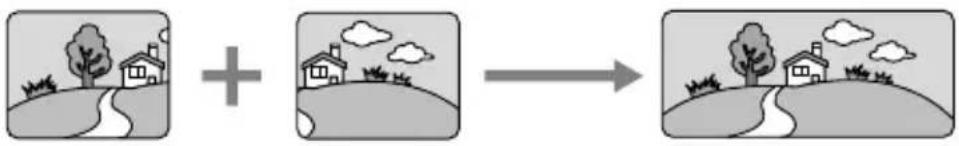 CANON MV630i - When Recording in Stitch Assist Mode: - 1