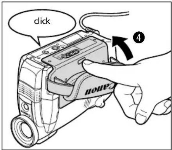 CANON MV630i - Close the cassette compartment cover. - 2
