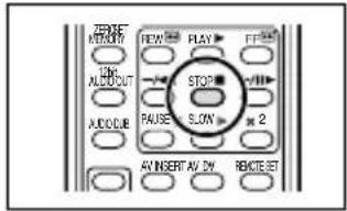 CANON MV630i - Press the STOP ■ button on the wireless controller to stop dubbing. - 3