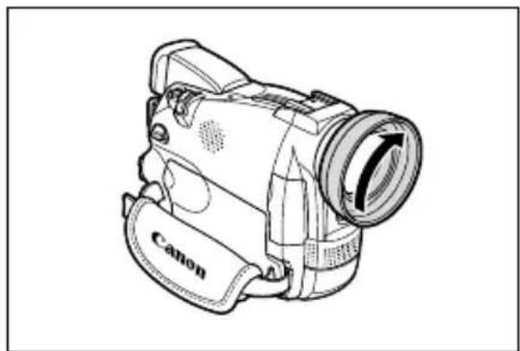 CANON MV630i - MV650i Mounting the Wide Attachment - 1
