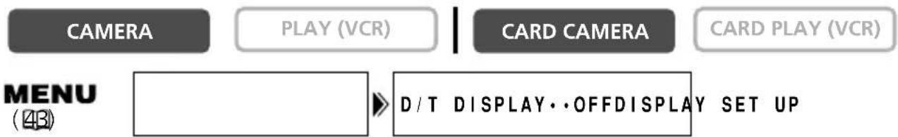 CANON MV630i - Displaying Date and Time during Recording - 1