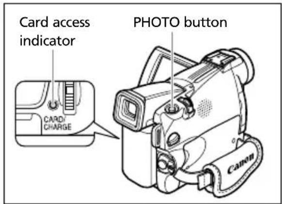 CANON MV630i - Recording Still Images on a Memory Card - 1