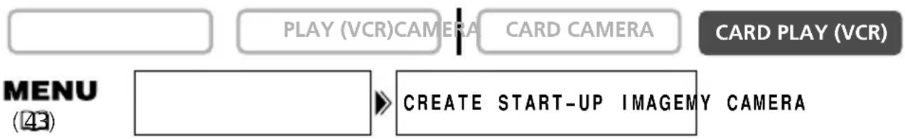 CANON MV630i - Setting the Still Image as Start-up Image - 1