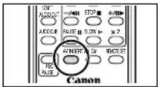 CANON MV630i - Replacing Existing Scenes (AV Insert) - 3