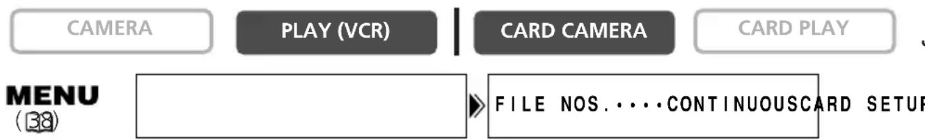 CANON MV700 - MENU - 3
