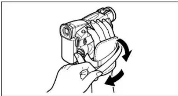 CANON MV700 - Fastening the Grip Belt - 1