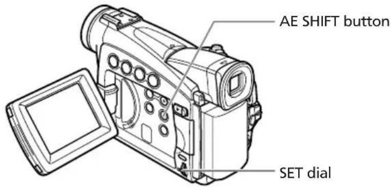 CANON MV700 - Adjusting the AE Shift - 1