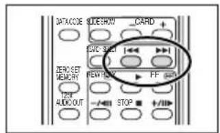 CANON MV700 - Press the ▶▶ or ◀◀ button to begin searching. - 1