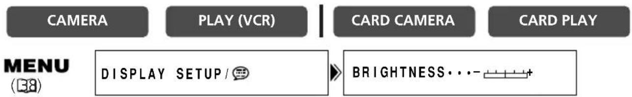 CANON MV700 - Adjusting the Brightness of the LCD Screen - 1