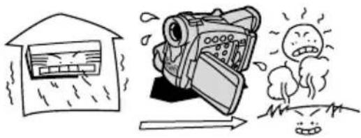 CANON MV700 - Condensation may form in the following cases: - 1