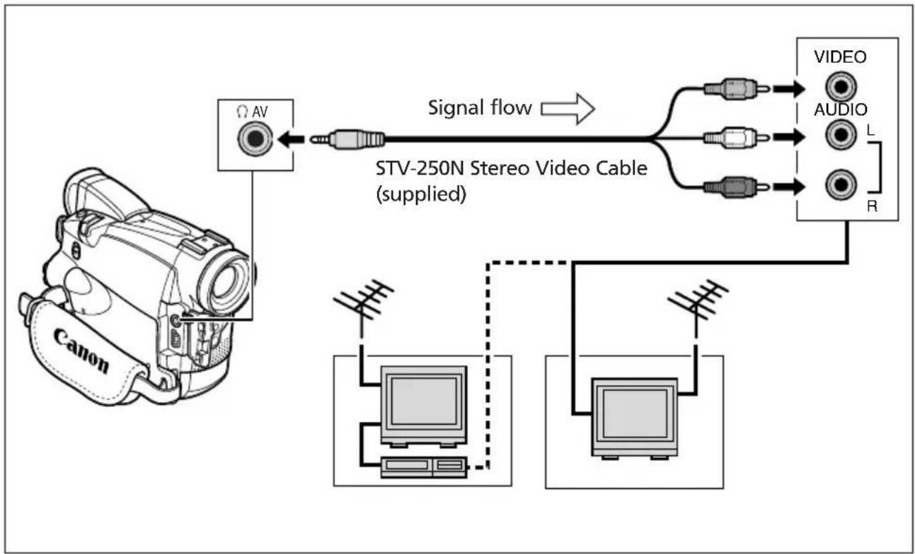 CANON MV700 - TVs with Audio/Video Terminals - 1