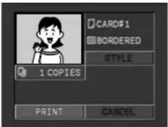 CANON MV700 - Selecting the Print Settings (Paper/Style) - 4