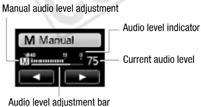 CANON Legria HF M46 - Manual Adjustment of the Audio Recording Level - 2