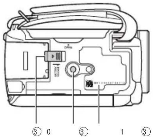 CANON Legria HF M46 - Names of Parts - 7