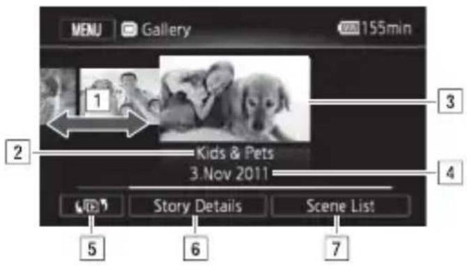 CANON Legria HF M46 - Playing Back Stories from the Gallery - 3